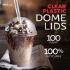 Durameg Large Party Plastic Cups with Dome Lids 16 oz 100 Count - Crystal Clear Disposable Cups - 3 of 4