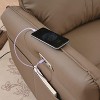 Swivel Nursery Rocking Chair,Glider Chair,Modern Rocking Swivel Recliner Chair for Bedroom - 4 of 4