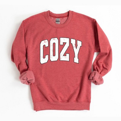 Simply Sage Market Women's Graphic Sweatshirt Cozy Worn Varsity
