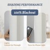 Awesome Home  100% Blackout Cotton Blend Thermal Grommet Curtains, 2 Panels - 4 of 4