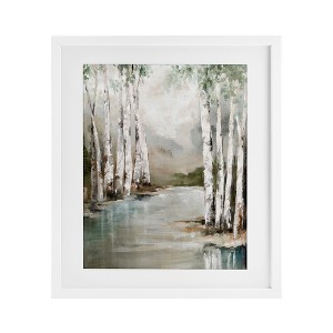 Stupell Industries Veil Of Silver Trunks Framed Print Under Glass - 1 of 4