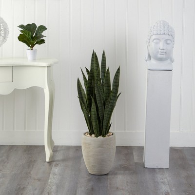 Verdant Fern 62" Outdoor Potted Artificial Plant