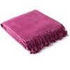 Mark & Day Tian Tian Solid and Border Throw Blankets - 2 of 4