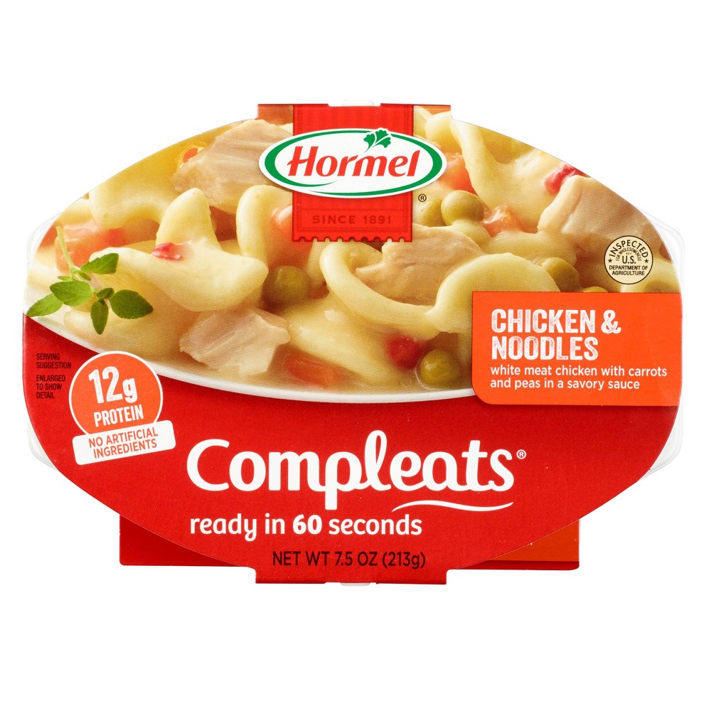 UPC 037600186308 product image for Hormel Compleats Chicken and Noodles - 7.5oz | upcitemdb.com