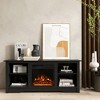 Tangkula Fireplace TV Stand for 65" Flat Screen TV w/ 18" Electric Fireplace Heater - 2 of 4