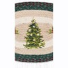 Earth Rugs Holiday Lodge Christmas Joy Tree Oval Placemat 13"x19" Durable Table Mat - 3 of 3