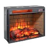 NicBex Electric Fireplace Insert Heater Stove Fireplace with Remote Control High Quality Touch Button 1500W Heater,Black - 4 of 4