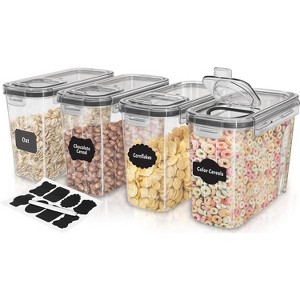 Paaaawaters Kitchen Cereal Containers Storage - Liter Airtight Food Storage Containers & Cereal Dispenser For Pantry Organization And Storage - 1 of 4