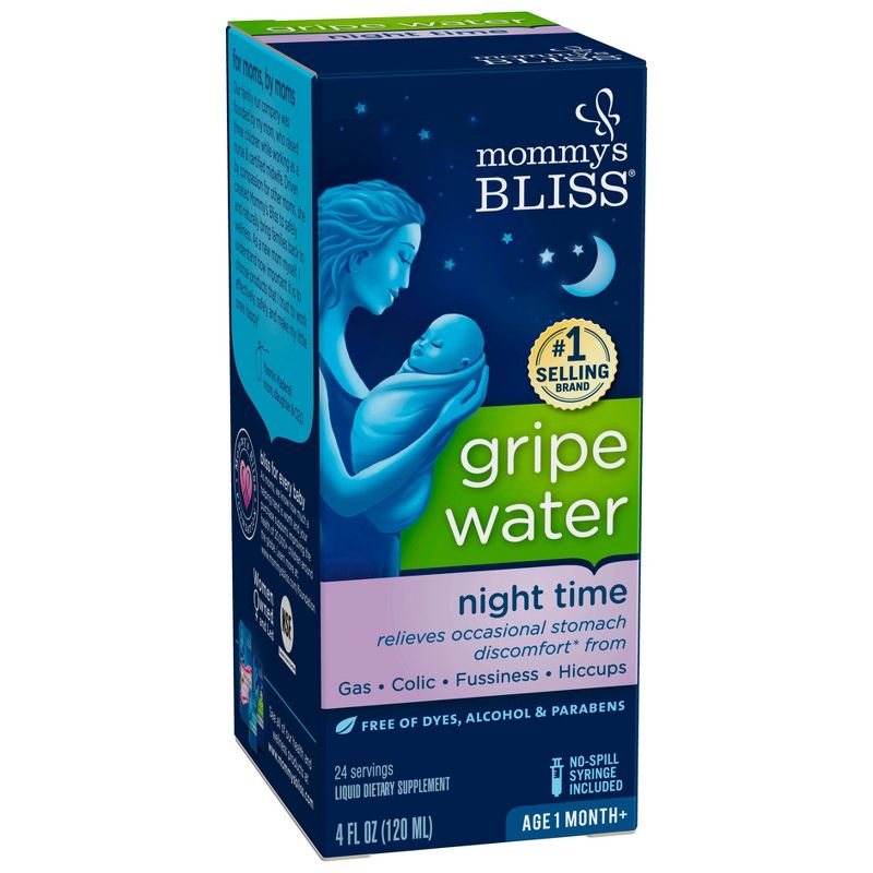 Mommy&#39;s Bliss Gripe Water Night Time for Colic, Gas or Stomach Discomfort - 4 fl oz, 5 of 11
