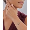 SHINE by Sterling Forever Delicate Scallop Shell Bracelet Silver - 3 of 3