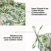 ARTPLAN Seat/Back Outdoor Chair Cushion,Set of 4 Patio Chair Cushion with Tie,Tufted Replacement for Patio Furniture,40x20x4 Inches,4 Count - 4 of 4