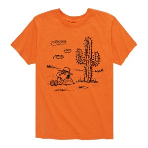 Boys' - Peanuts - Spike Desert Cactus Short Sleeve Graphic T-Shirt - 1 of 4