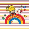 Girls' Rainbow Brite Ringer Short Sleeve Graphic T-Shirt - Red/White - 2 of 3