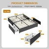 Fabric Upholstered Platform Bed Frame with 4 Storage Drawers, Wooden Slat Support, Noise-Free Design, Easy Assembly, No Box Spring Required. - 2 of 4