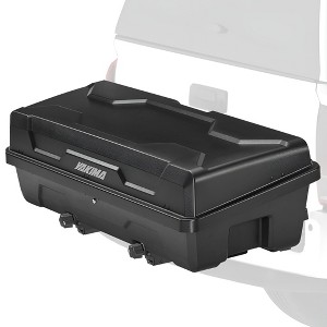 Yakima EXO SwingBase 2 Inch Hitch Base Bike Rack Storage System with HitchLock and EXO GearLocker 10 Cubic Feet Vehicle Rooftop Cargo Box, Black - 1 of 4