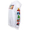 Mens Marvel Brand Collage Text Hoodie With Character Block Sleeve Prints - 4 of 4