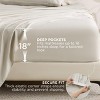 Deep Pocket Queen Sheets - Prewashed Ultra-Soft Queen Sheet Set, Fits Mattresses Up to 18 Inches Thick, Breathable & Secure Fit, Hotel Luxury Bedding - 3 of 4