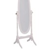 SEVOBAL Bathroom Vanity Mirrors Full Length Wooden Floor Mirror Adjustable Tilt Accent Full Length Tall Vertical View, White, 23"*20"*59.5" - 4 of 4