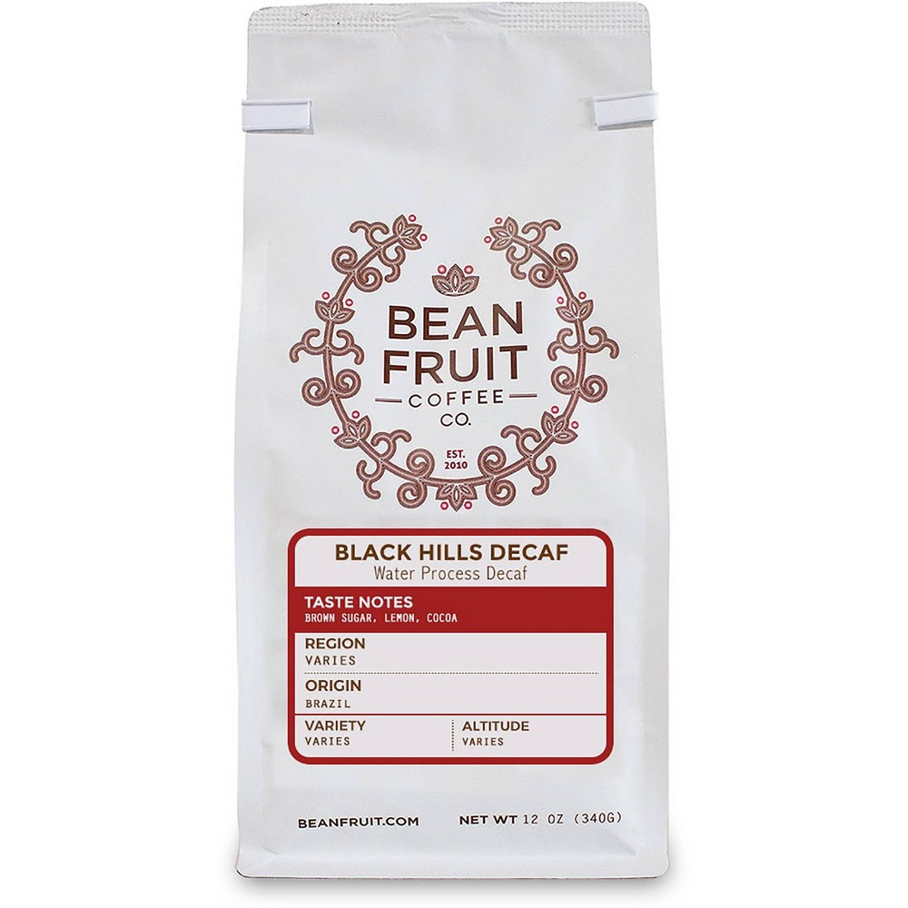 Photos - Coffee Bean Fruit Black Hills Medium Roast Decaf Whole Bean  - 12oz