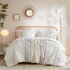 3Pcs Duvet Set, Solid Bedding Set, Cotton Bed Comforter - 2 of 4