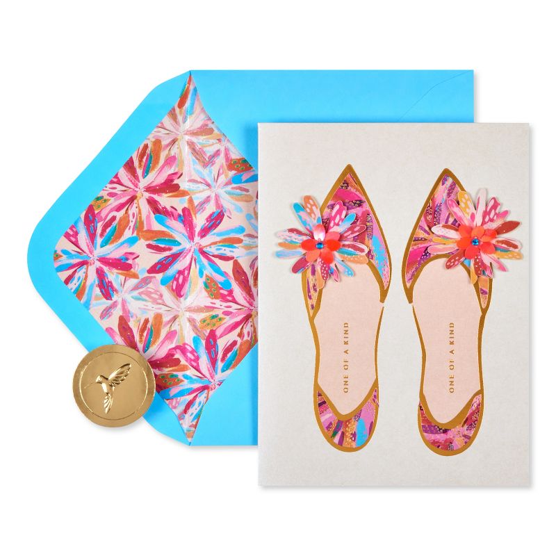 Mother&#39;s Day Card For Mom, Stepmom, Sister Floral Shoes - PAPYRUS, 1 of 7