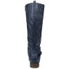 Journee Collection Womens Ivie Stacked Heel Riding Boots - 3 of 4