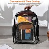 Gulches Heavy-Duty Clear Backpack: Spacious 5.3 Gal transparent design, waterproof PVC, reinforced straps. Perfect for school, college, and work - 4 of 4