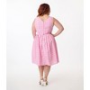Unique Vintage Women's Plus Cutout Weave Swing Dress - 4 of 4