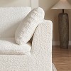 VASIP 110" L-Shaped Convertible Sectional Sofa with Ottoman, 3-Seater Cloud Modular Couch for Living Room,Warm White - 4 of 4