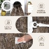 Modern Abstract Washable Rug - Thin Foldable Non-Slip TPR Backing Soft Low Pile Non-Shedding Carpet for Living Room Bedroom Minimalist Floor Mat - 4 of 4