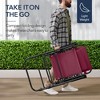 Best Choice Products Folding Outdoor Zero Gravity Rocking Lounge Chair w/ Headrest Pillow - 4 of 4