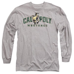 Men's California Polytechnic State University Distressed Primary Logo Long Sleeve T-Shirt - 1 of 4