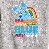 Boys' - Blue's Clues & You! - Colors Of The Rainbow Graphic Long Sleeve Fleece Sweatshirt - 2 of 4