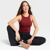 Women's Everyday Soft High Neck Cropped Tank Top - All In Motion™ - 3 of 4
