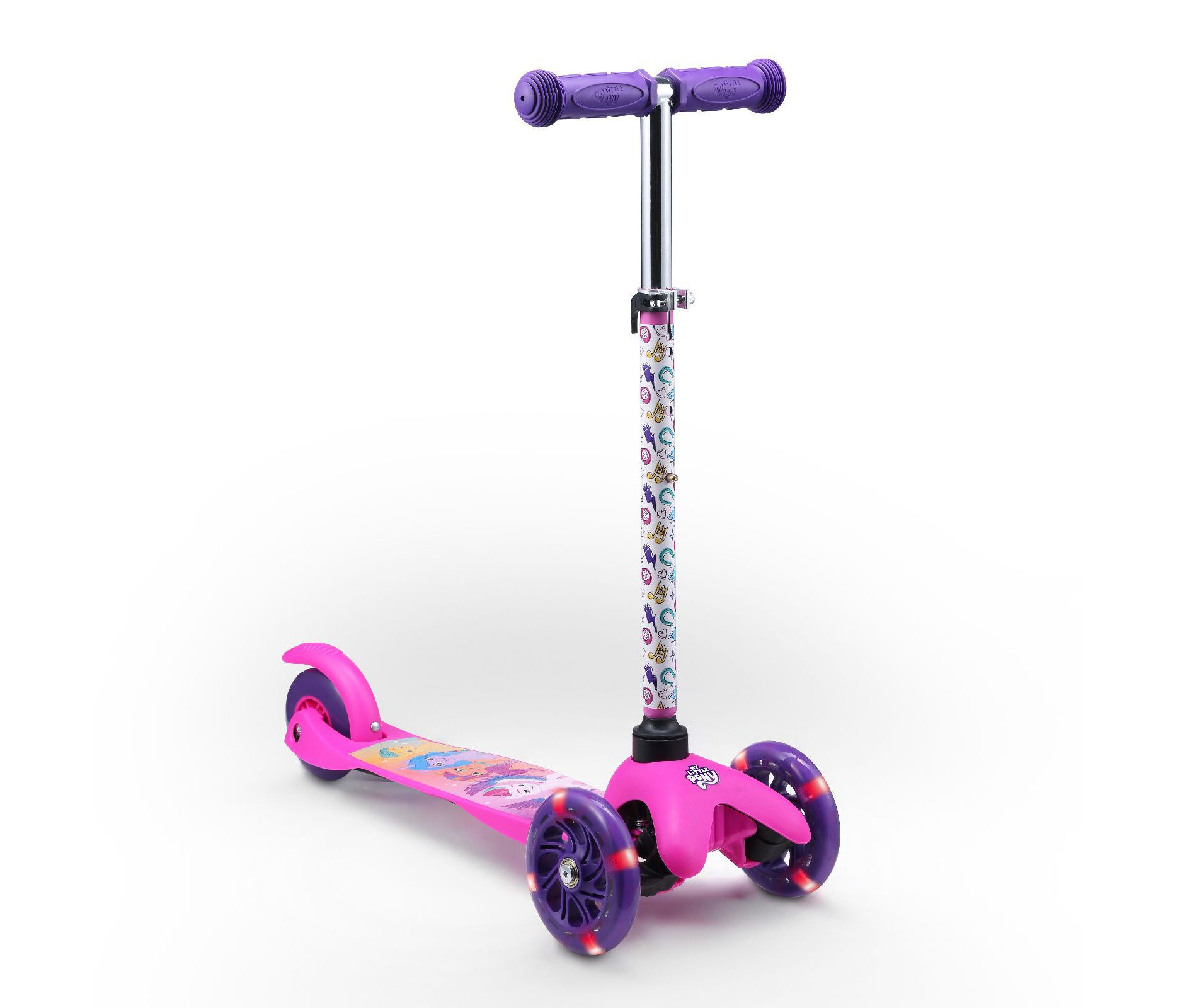My Little Pony 3-Wheel Tilt-and-Turn Scooter with Adjustable Handlebar