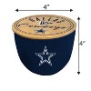 NFL Dallas Cowboys 3-Wick Script Circle Logo 16oz Ceramic Bowl Candle: Vanilla & Musk Scent - 3 of 3