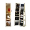 Maliang 360° Swivel Jewelry Cabinet with Full Length Mirror - 2 of 4