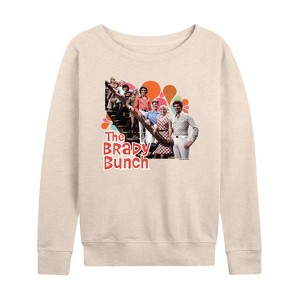 Women's - The Brady Bunch - Family Photo Lightweight French Terry Slouchy - 1 of 4