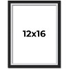 PosterPalooza | Flat Silver Picture Frame - UV Acrylic, Foam Board Backing, Hanging Hardware - 2 of 4