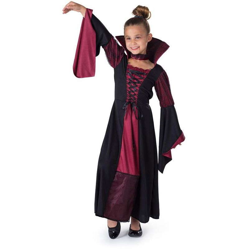Dress Up America Vampiress Costume for Toddler Girls, 2 of 5