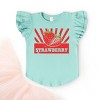 The Juniper Shop Strawberry Rays Flutter Sleeve Tee - 2T - Seafoam - 3 of 4