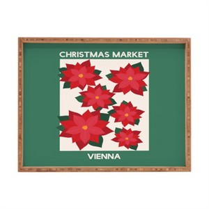 April Lane Art Vienna Christmas Market Rectangular Tray -Deny Designs - 1 of 2
