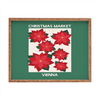 April Lane Art Vienna Christmas Market Rectangular Tray -Deny Designs