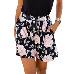 Women's Tie Waist Shorts - LASCANA - 1 of 4