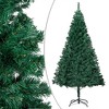 Aghana Digitals 82.7in Pre-lit Green PVC Artificial Christmas Tree with LED Lights, Thick Branches, - 2 of 4