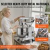 VEVOR Commercial Food Mixer, 10L Stand Mixer with 3 Adjustable Speeds, 550W Dough Mixer with Stainless Steel Bowl and 3 Mixing Attachments, Silver - 4 of 4