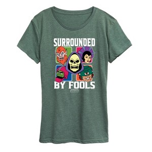 Women's - Masters of the Universe - Skeletor Surrounded By Fools Short Sleeve Graphic T-Shirt - 1 of 4