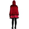 HalloweenCostumes.com Medium Girl Girl's Storybook Red Riding Hood Costume | Storybook Costumes, Black/Red - 2 of 4