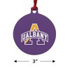 University at Albany Primary Logo Aluminum Holiday Christmas Tree Ornament - 3 of 4