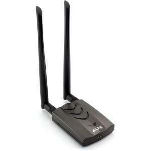 New Type-C ALFA AWUS036ACH AC1200 Dual-Band WiFi Adapter w/ 2×5dBi Antennas, 2.4GHz/5GHz Support - 1 of 4